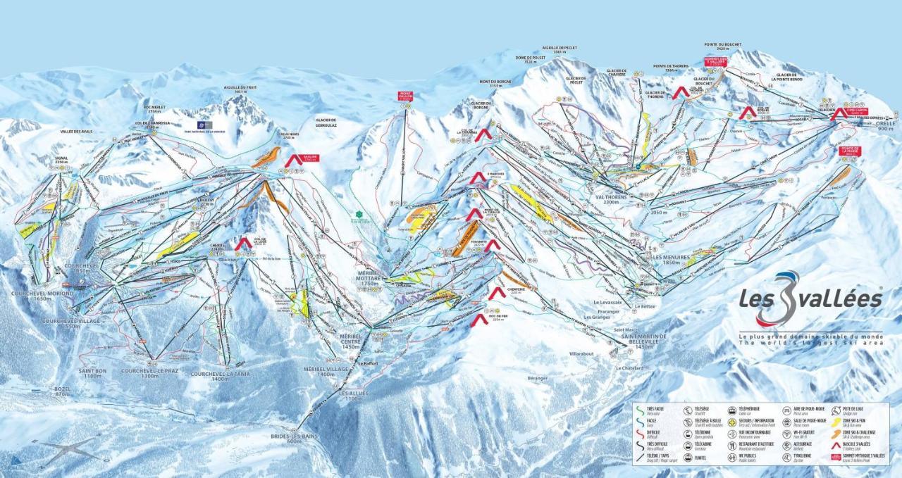 La Tania La Saboia Sleep 8 Private Sauna Lounge Dining 2 Bathrooms Kitchen 2 Balconies Ski In Out Esterno foto